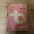 Honda 90  Model C200  Genuine Parts List,  Used.