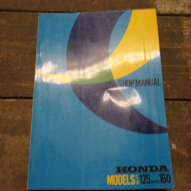 Honda CB125 and 160 Shop Manual, As New Condition.