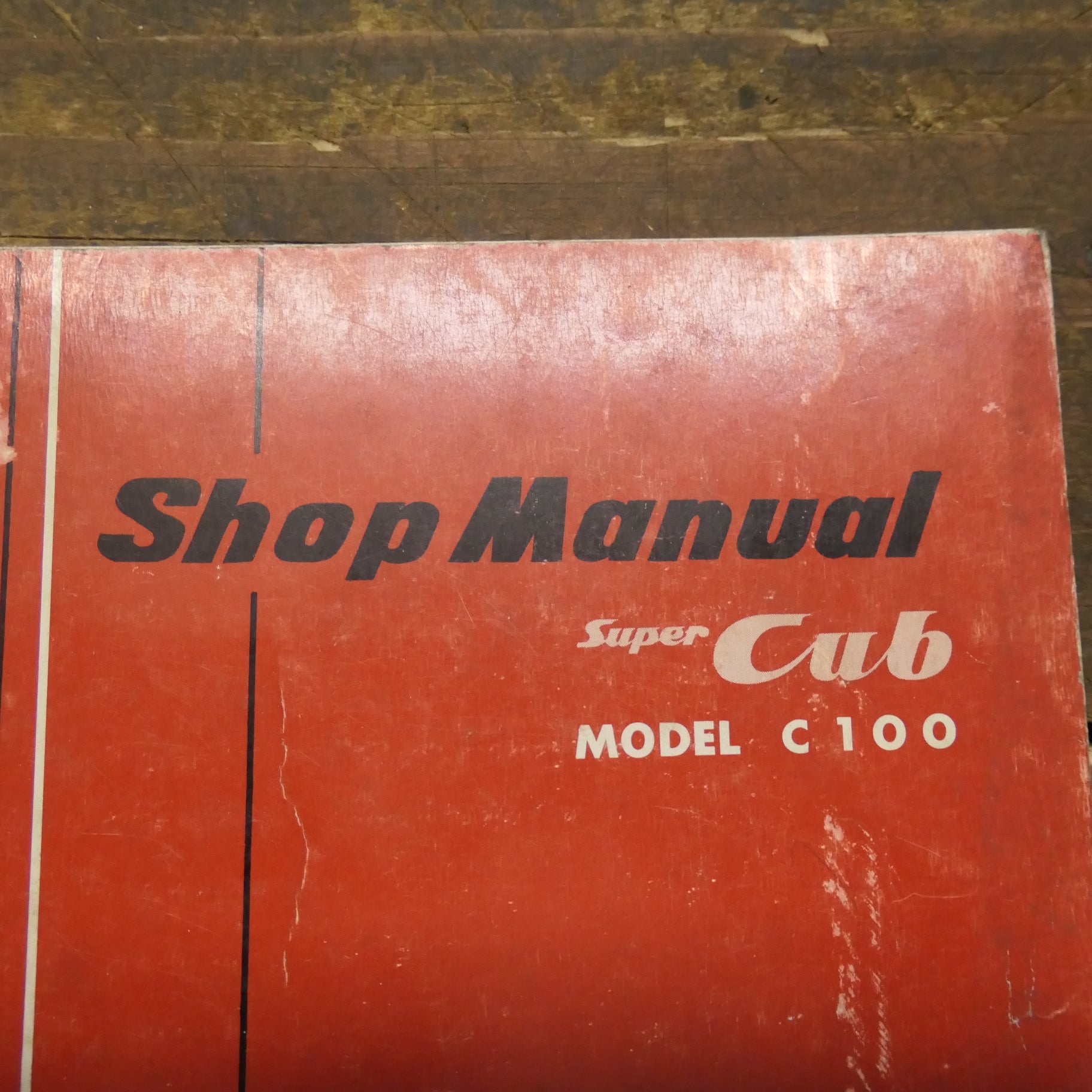 Honda Super Cub Model C100 Shop Manual, Genuine Honda.