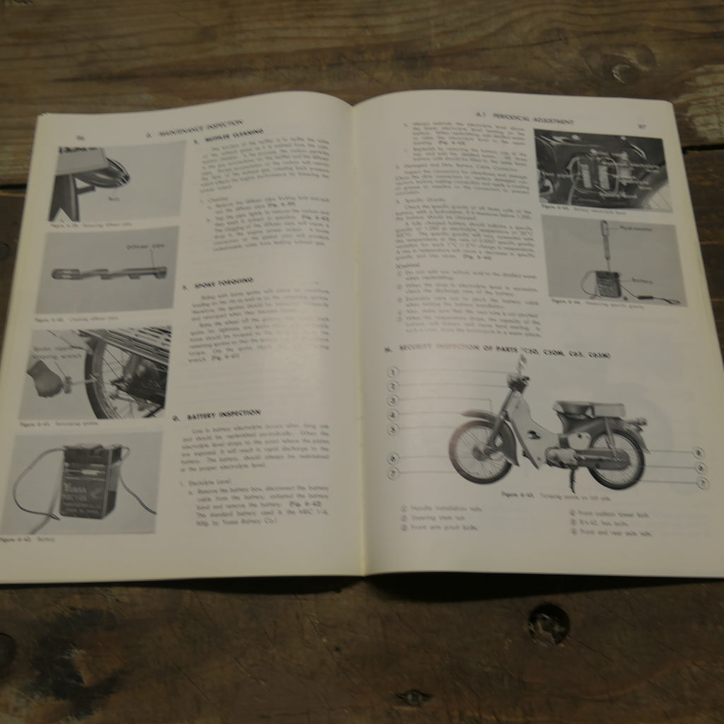 Honda 50-65 Series Models C50,C50M,C65,C65M,S50 & S65 Shop Manual