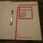 Honda 90 Model ,CM90 Parts List, genuine Honda