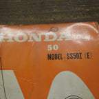 Honda 50 Model ,SS50Z (E) Parts List, used genuine original Honda Part