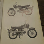 Honda 50 Model ,SS50Z (E) Parts List, used genuine original Honda Part