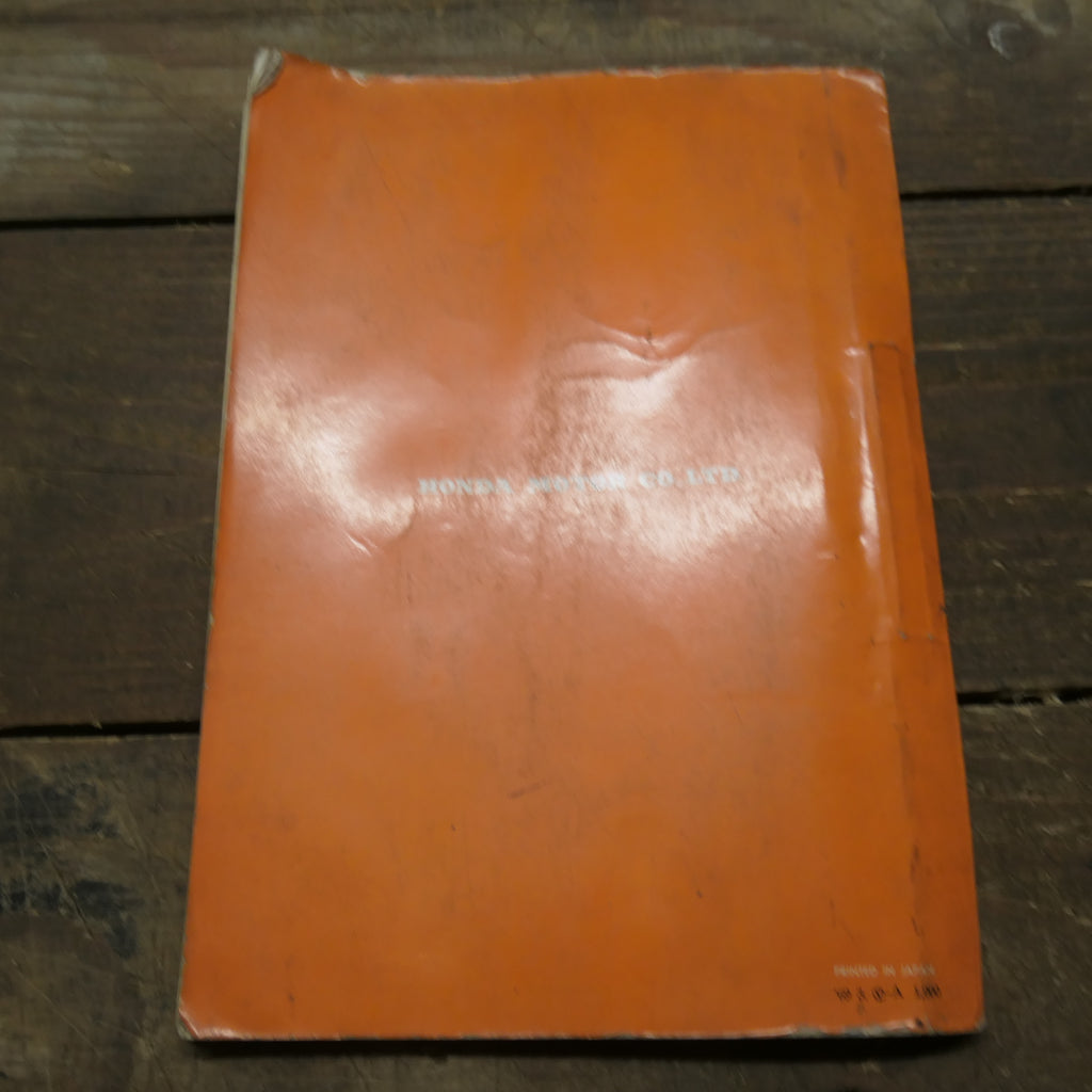 Honda 50 Model ,SS50Z (E) Parts List, used genuine original Honda Part