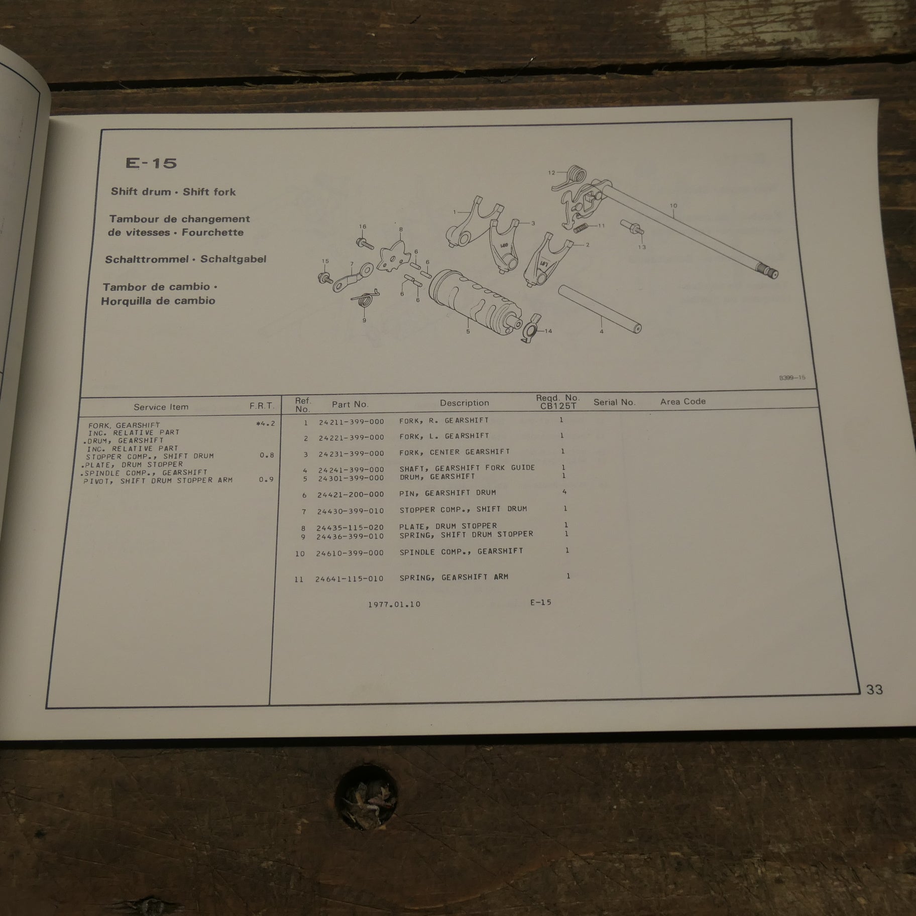 Honda ,CB125 T Service and Parts Promotion Manual, Genuine Honda