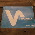Honda SS50 ZK2 ZB2 ,Genuine Parts List, Catalogue,