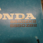Honda SS50 ZK2 ZB2 ,Genuine Parts List, Catalogue,