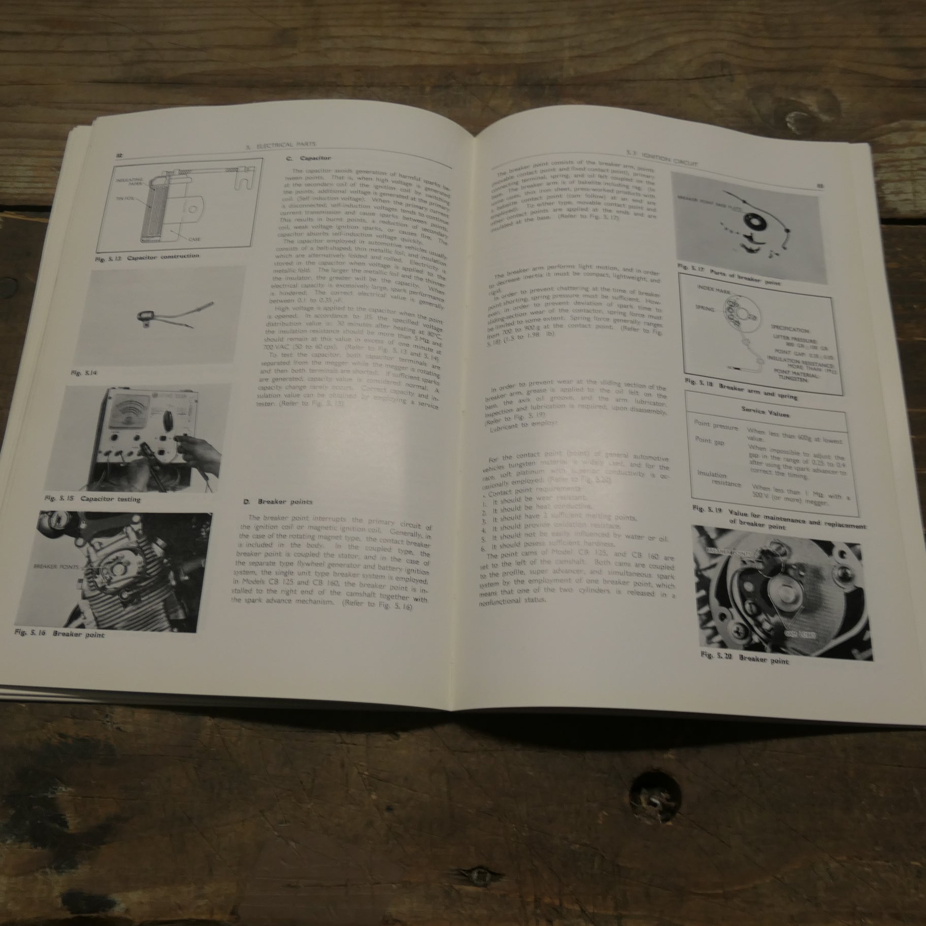 1965 Honda CB125/160, Shop Manual/Repair Book, Genuine Part