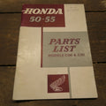 Honda 50-55 Models ,C100 & C105 Parts List book, Genuine Honda