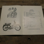 Honda 50-55 Models ,C100 & C105 Parts List book, Genuine Honda