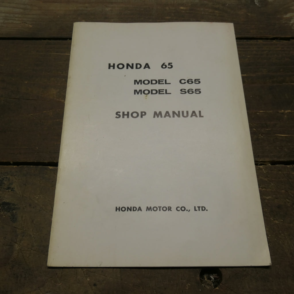 Honda ,C65 S65 Shop Manual, Genuine Honda.