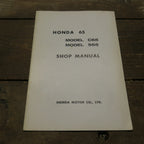 Honda ,C65 S65 Shop Manual, Genuine Honda.