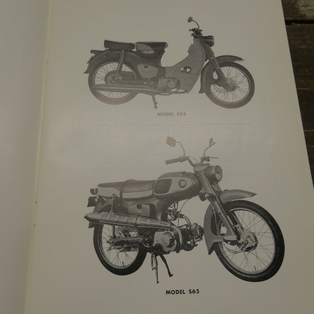 Honda ,C65 S65 Shop Manual, Genuine Honda.