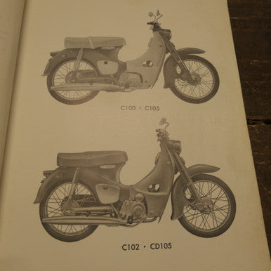 Honda 50-55  Original  Parts List, Used.