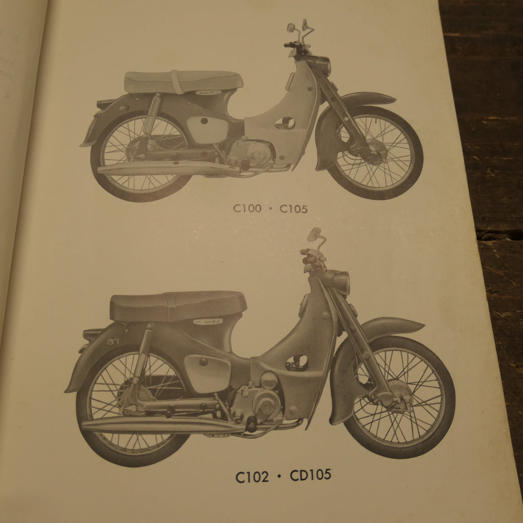 Honda 50-55  Original  Parts List, Used.