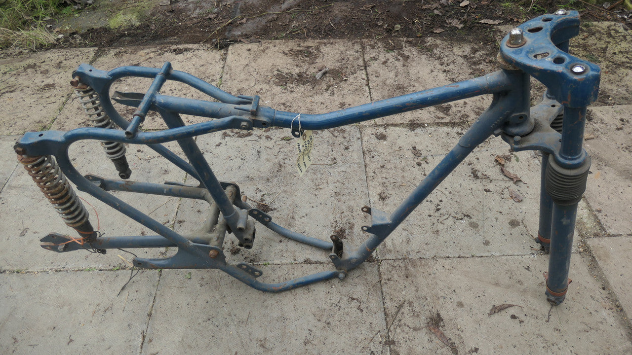 ,Francis Barnett Frame,1958 Falcon for Restoration Solid Frame No ZN 86224