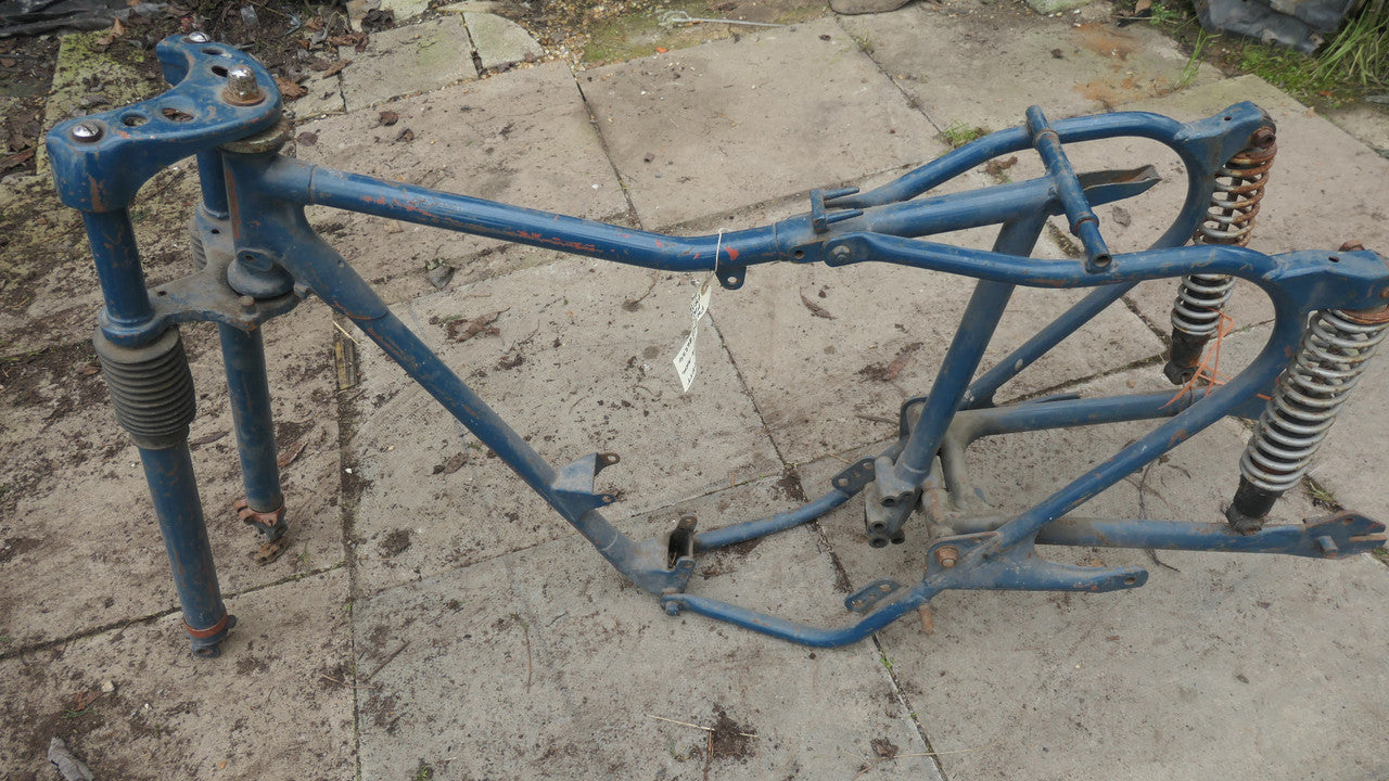 ,Francis Barnett Frame,1958 Falcon for Restoration Solid Frame No ZN 86224