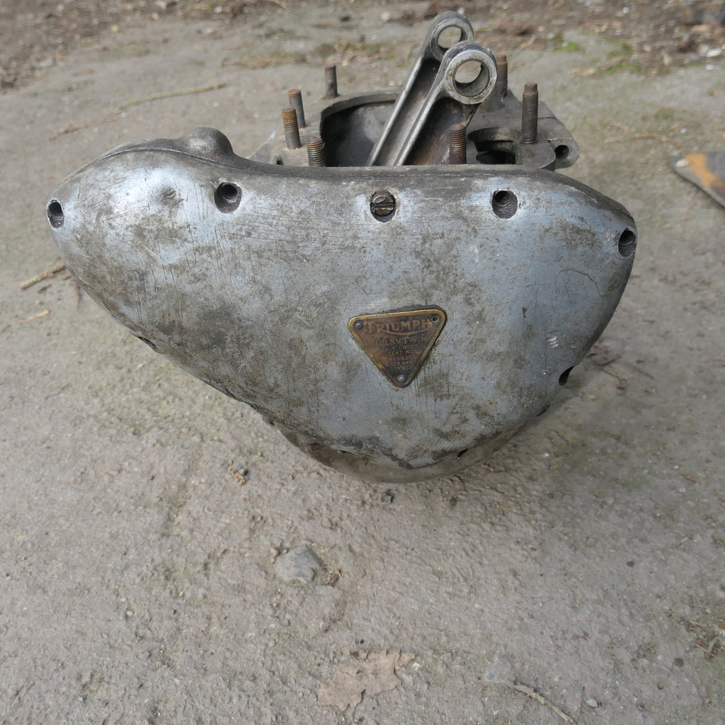 Triumph TRW 500 ,Engine Bottom Half, with crankshaft 1952