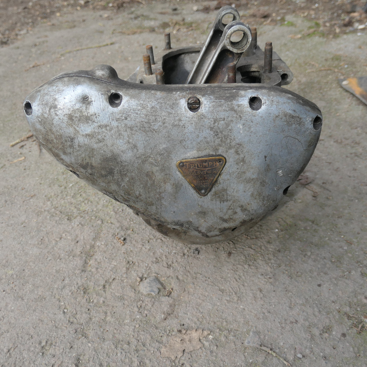 Triumph TRW 500 ,Engine Bottom Half, with crankshaft 1952