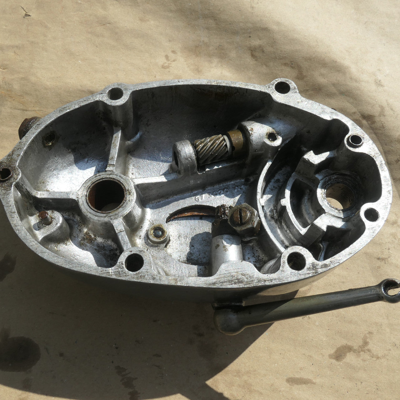 BSA A7 A10 ,Gearbox Outer Cover, 67-3020 Used Part