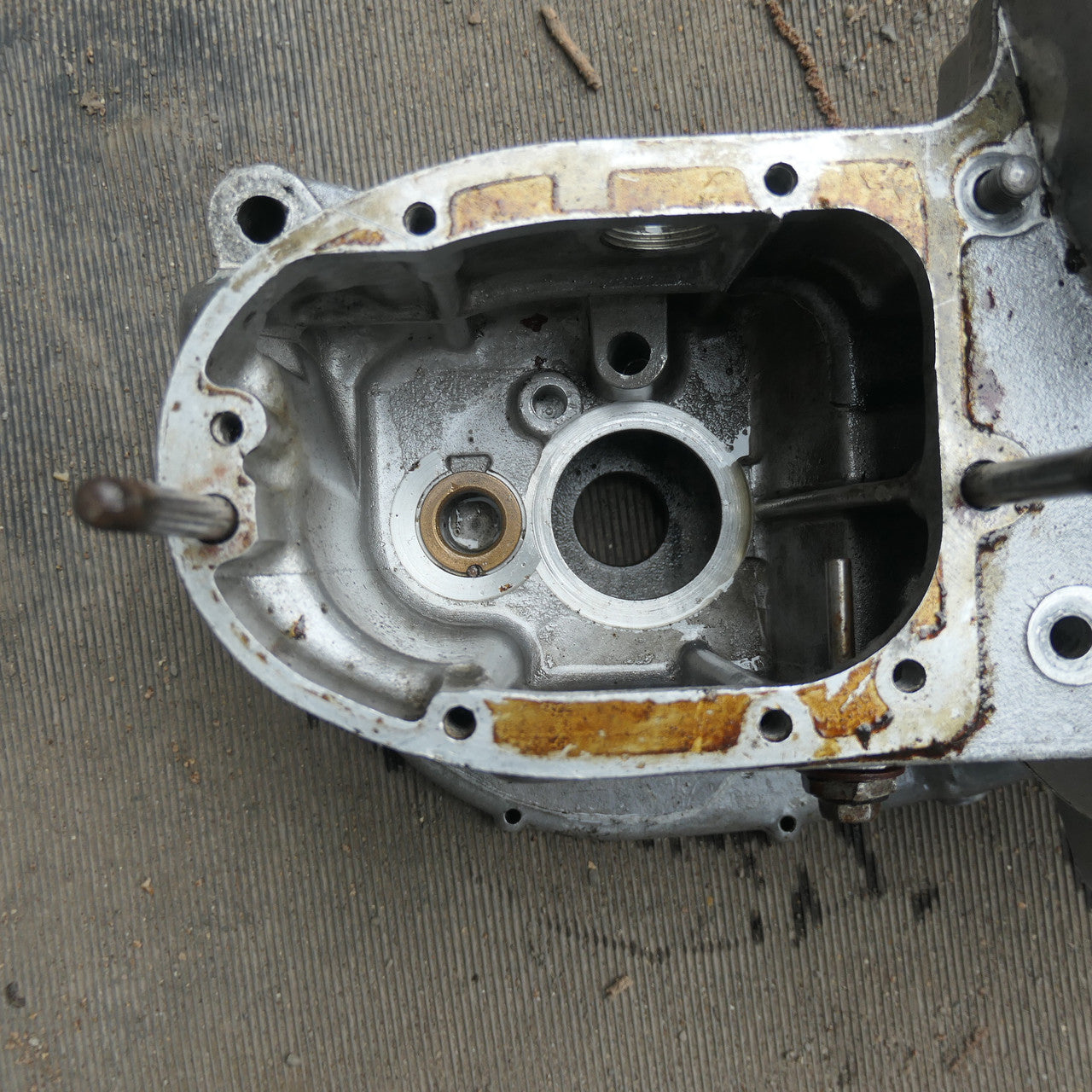 1960 Triumph ,3TA Crankcases, 350 Twin matching case numbers