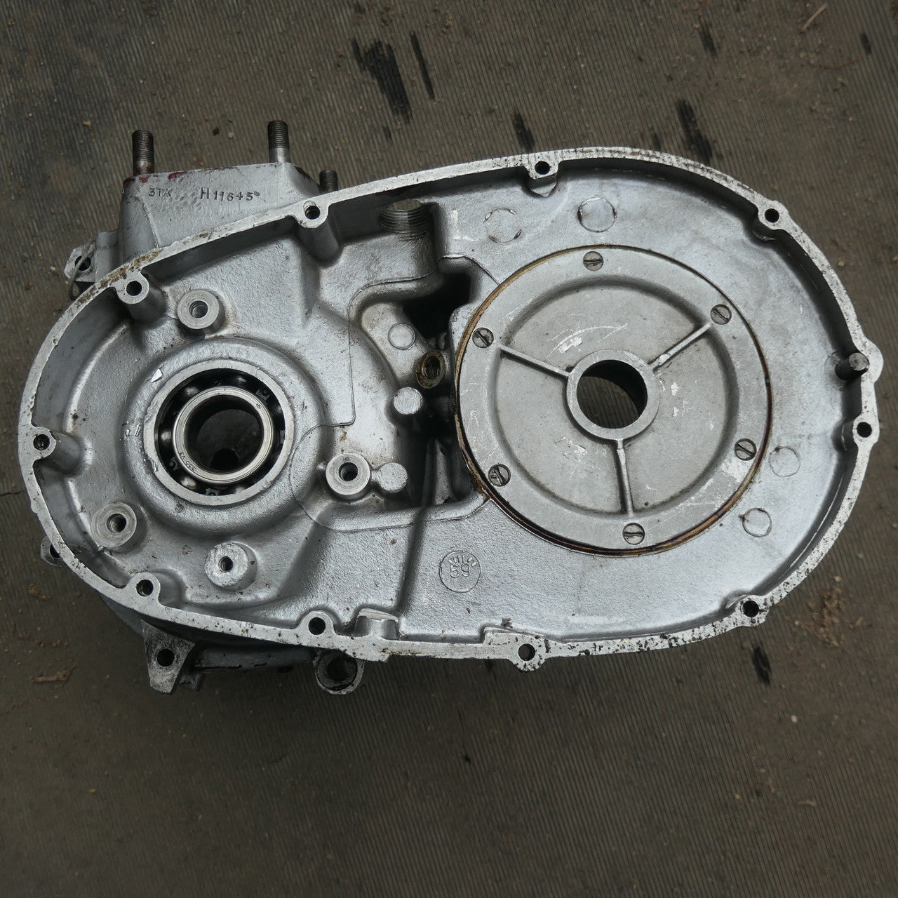 1960 Triumph ,3TA Crankcases, 350 Twin matching case numbers