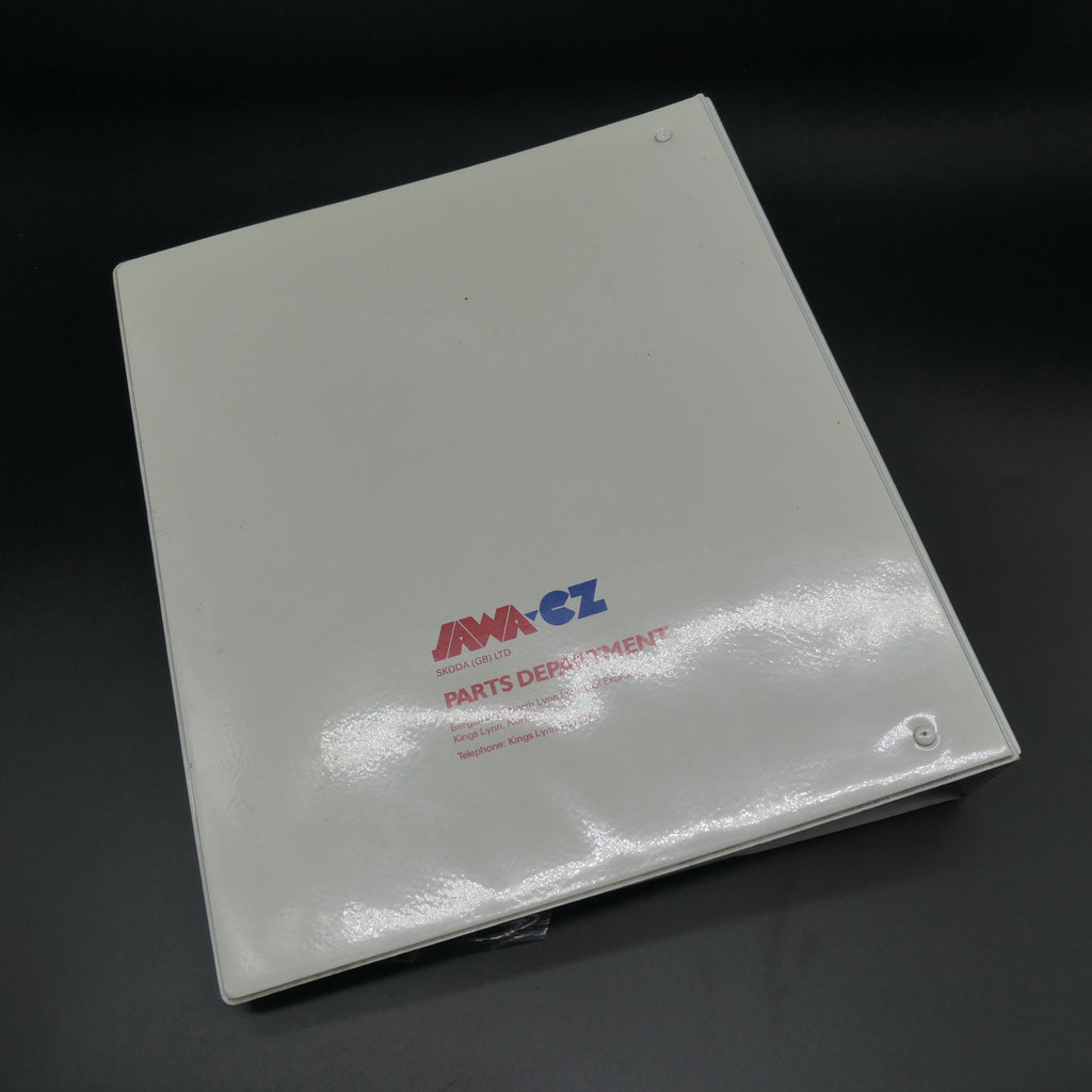 Genuine ,Jawa-CZ Parts Manuals, 350cc & 500cc NOS In English