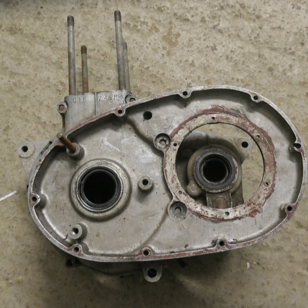 ,BSA C15 Crankcases, for restoration 1959
