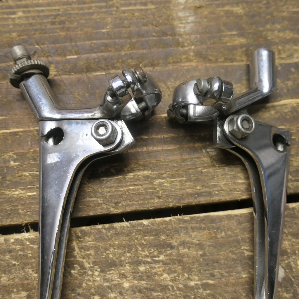 Chrome ,Brake and Clutch Levers, 1 inch diameter fit