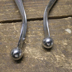 Chrome ,Brake and Clutch Levers, 1 inch diameter fit