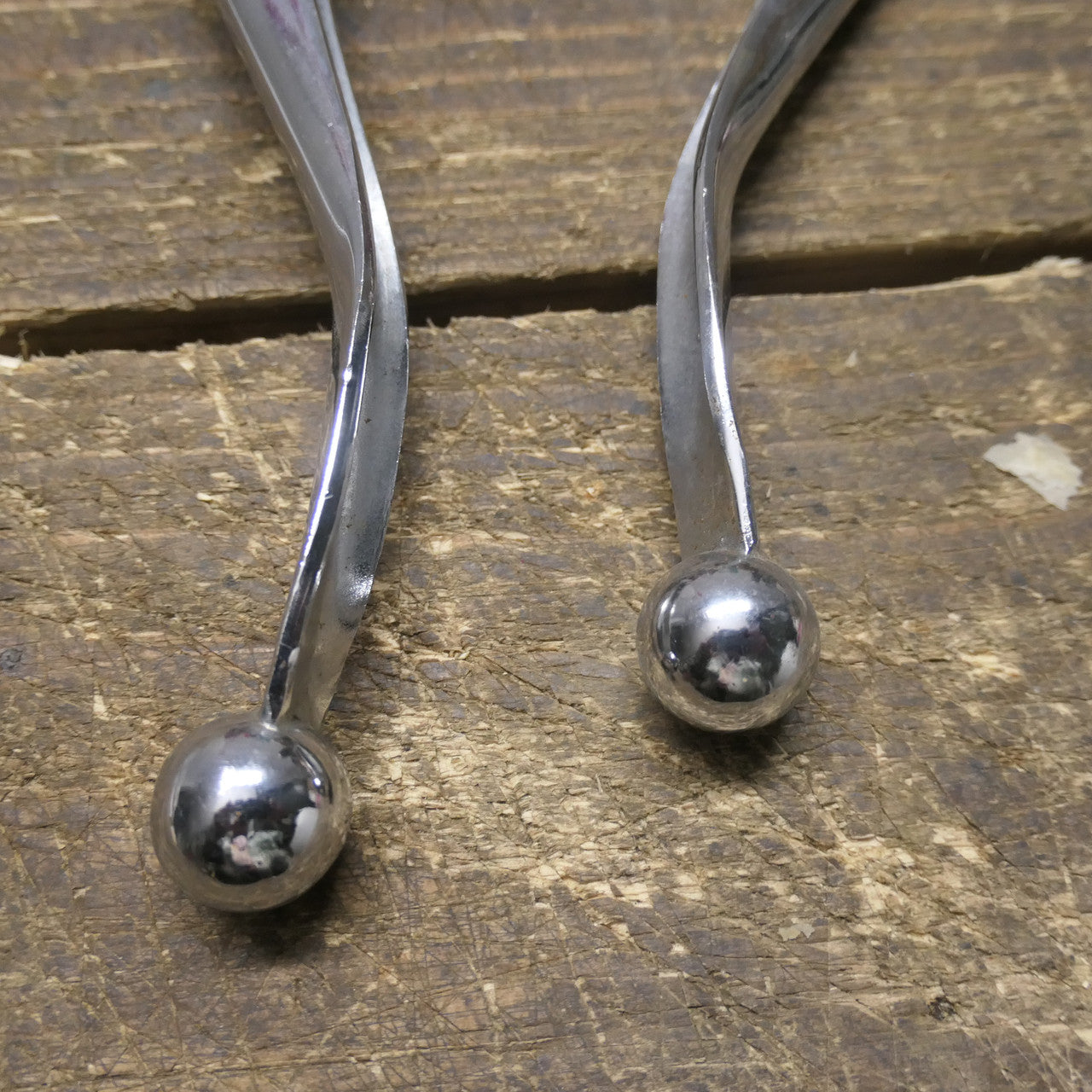 Chrome ,Brake and Clutch Levers, 1 inch diameter fit