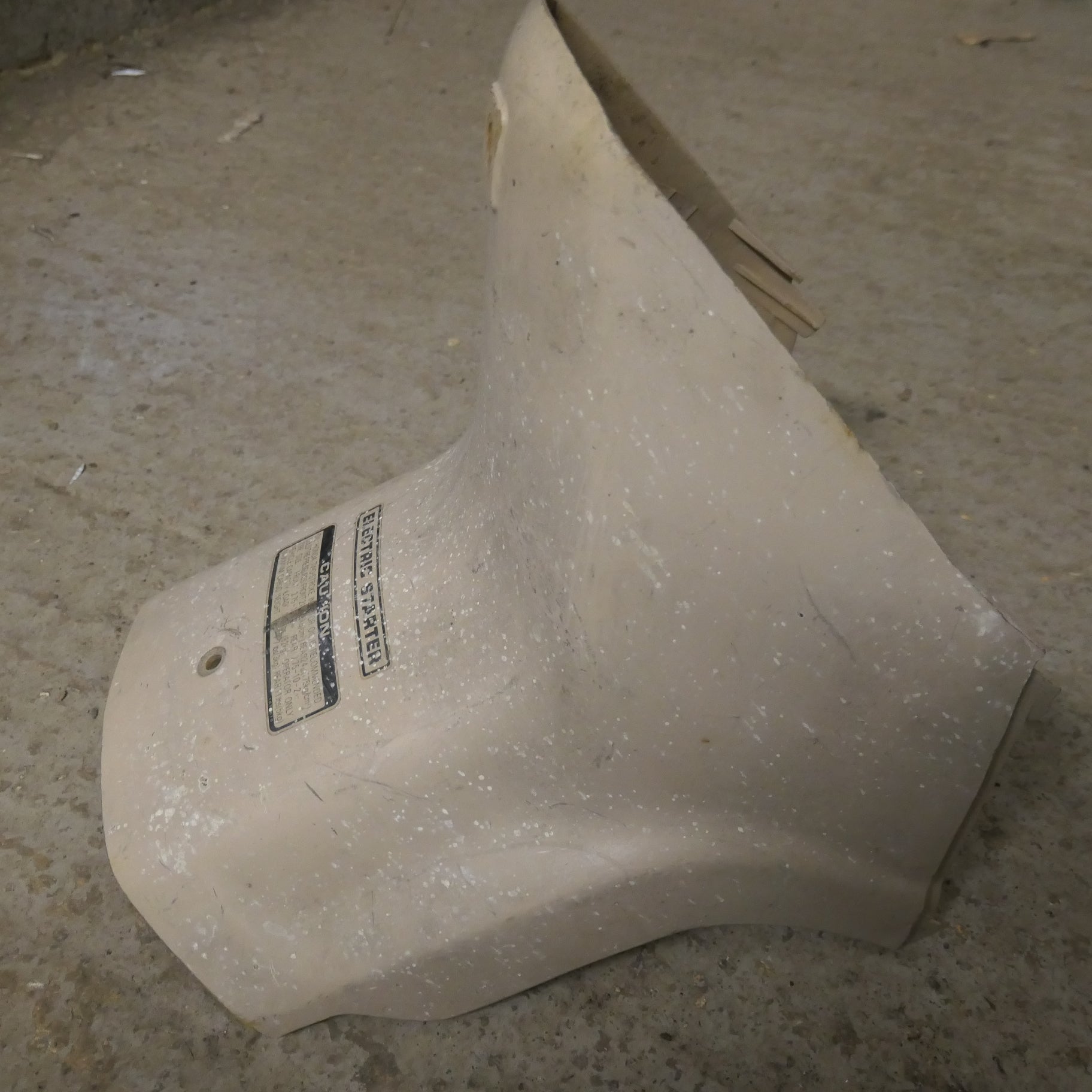 Honda Melody Inner, Legshield Plastic Fairing, Panel in Beige  Genuine Used Part