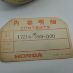 Honda CB125T ,Air Filters x2, Genuine NOS Honda Part Honda Part Number 17214-399-000