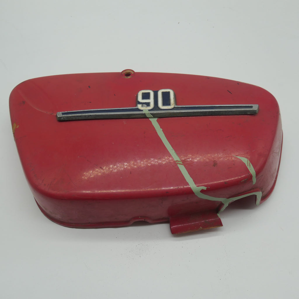 Honda C90 Battery Box Cover, Left Side Panel, Used Part