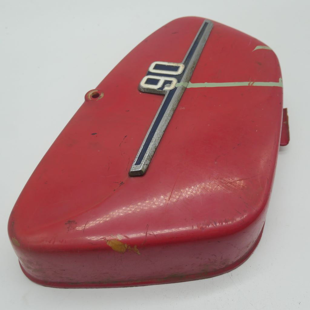 Honda C90 Battery Box Cover, Left Side Panel, Used Part