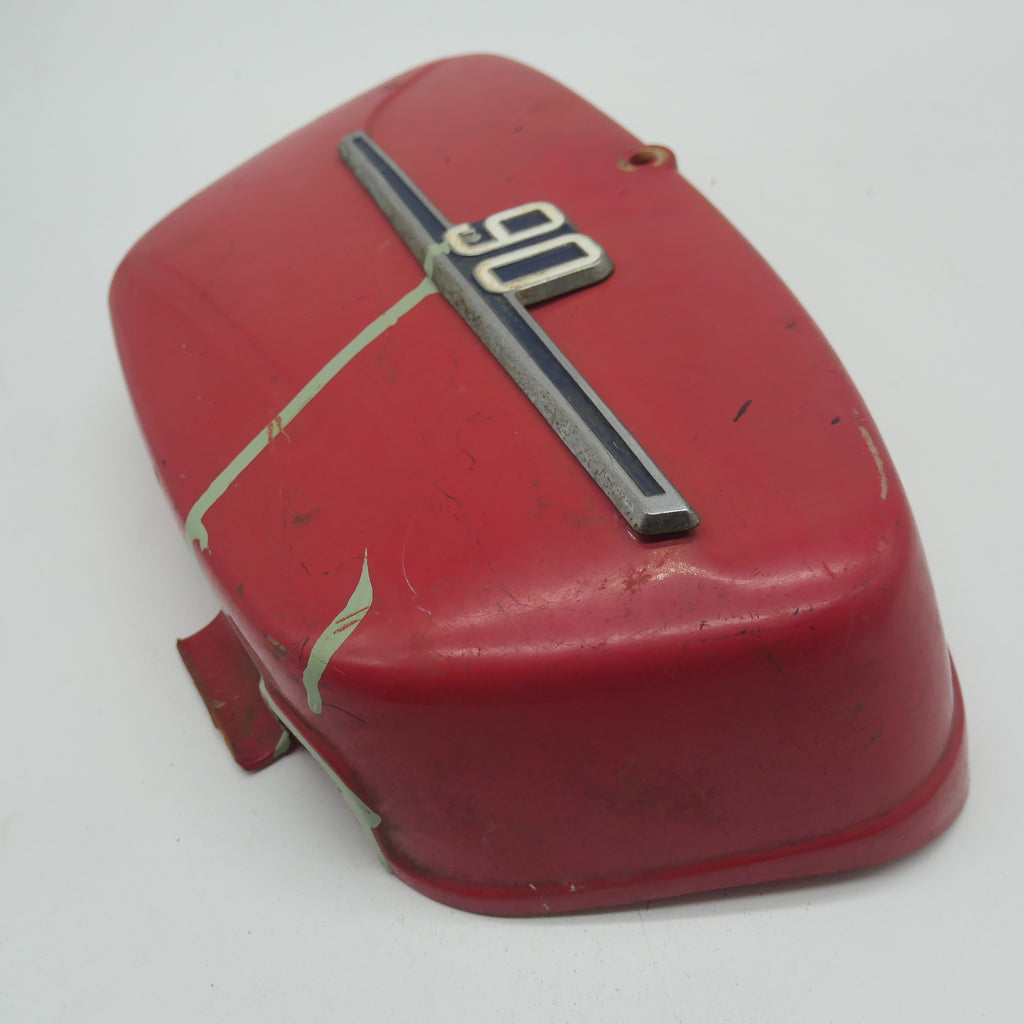 Honda C90 Battery Box Cover, Left Side Panel, Used Part