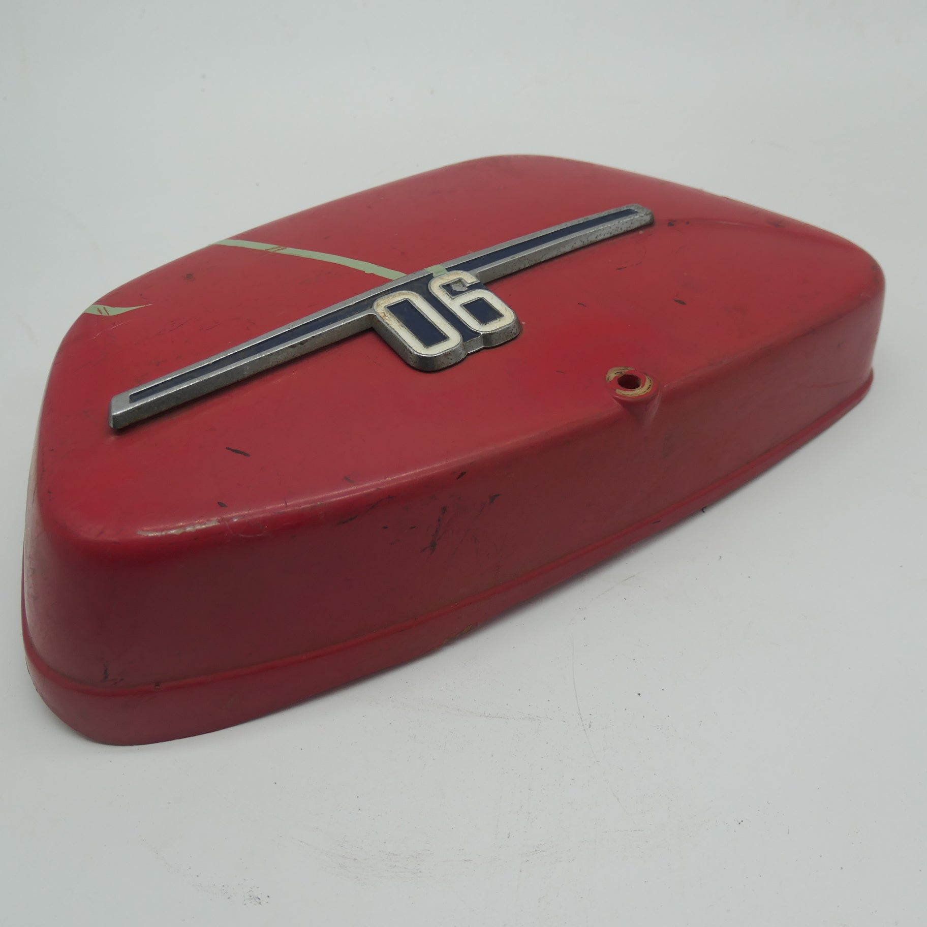 Honda C90 Battery Box Cover, Left Side Panel, Used Part