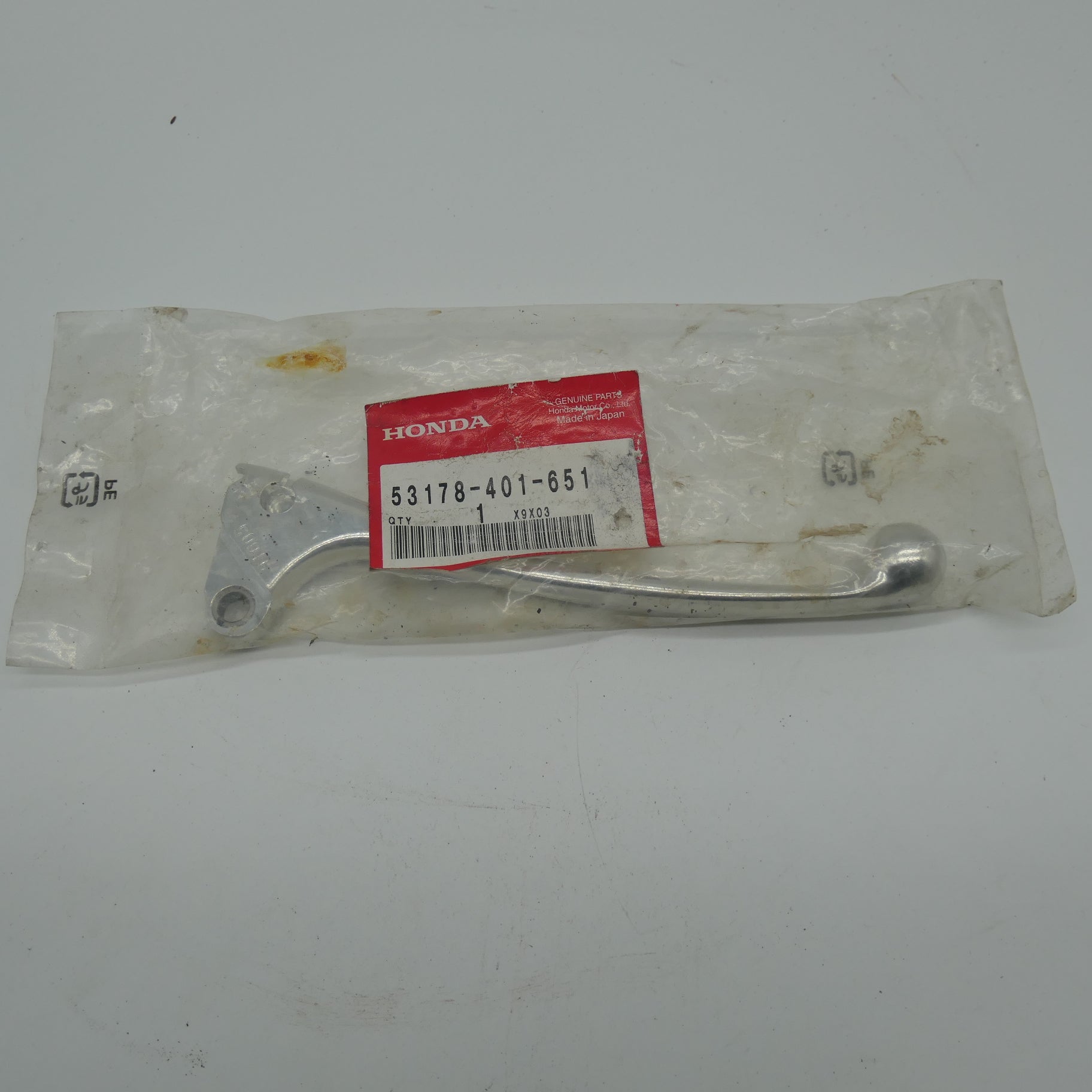 Honda CB72 CB77 ,Left Side Clutch Lever, Genuine NOS Honda Part Number 53178-401-651