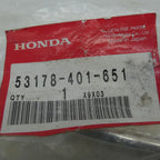 Honda CB72 CB77 ,Left Side Clutch Lever, Genuine NOS Honda Part Number 53178-401-651