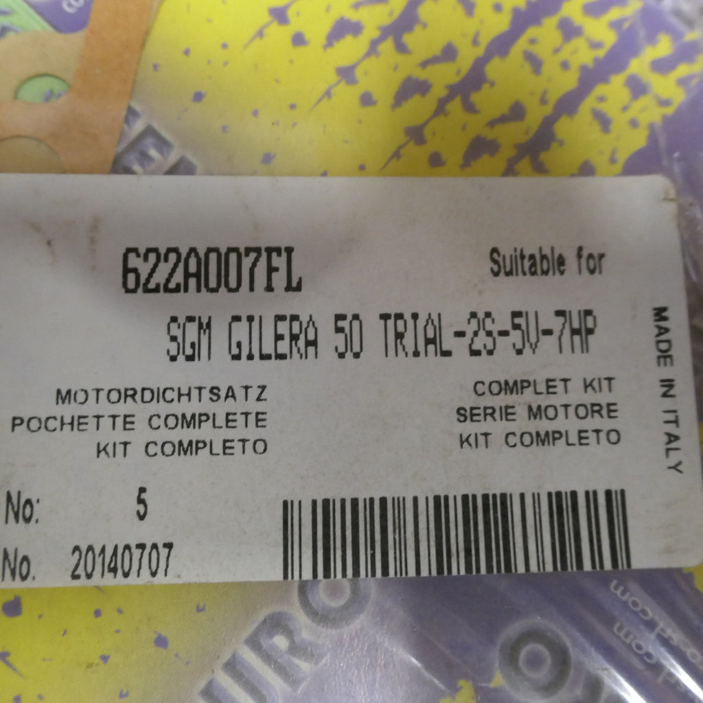 Gilera 50 Trial Genuine NOS ,Complete Gasket Set,