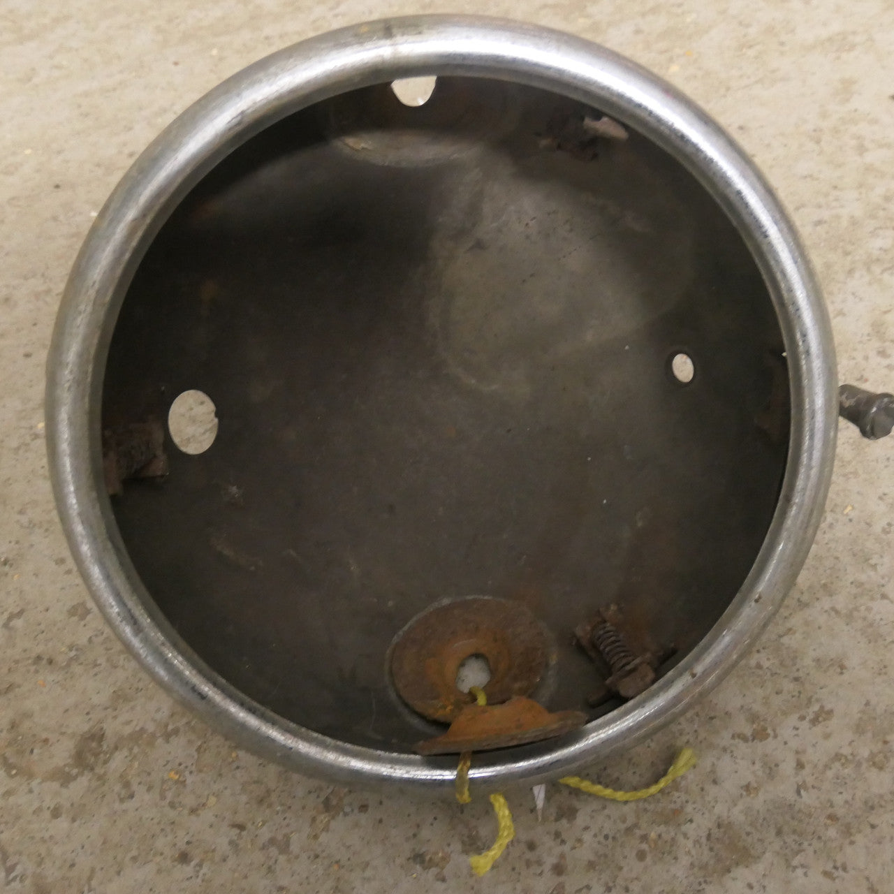 Vintage Classic Motorcycle ,Headlight, and Trim Outer Ring 8 Inch