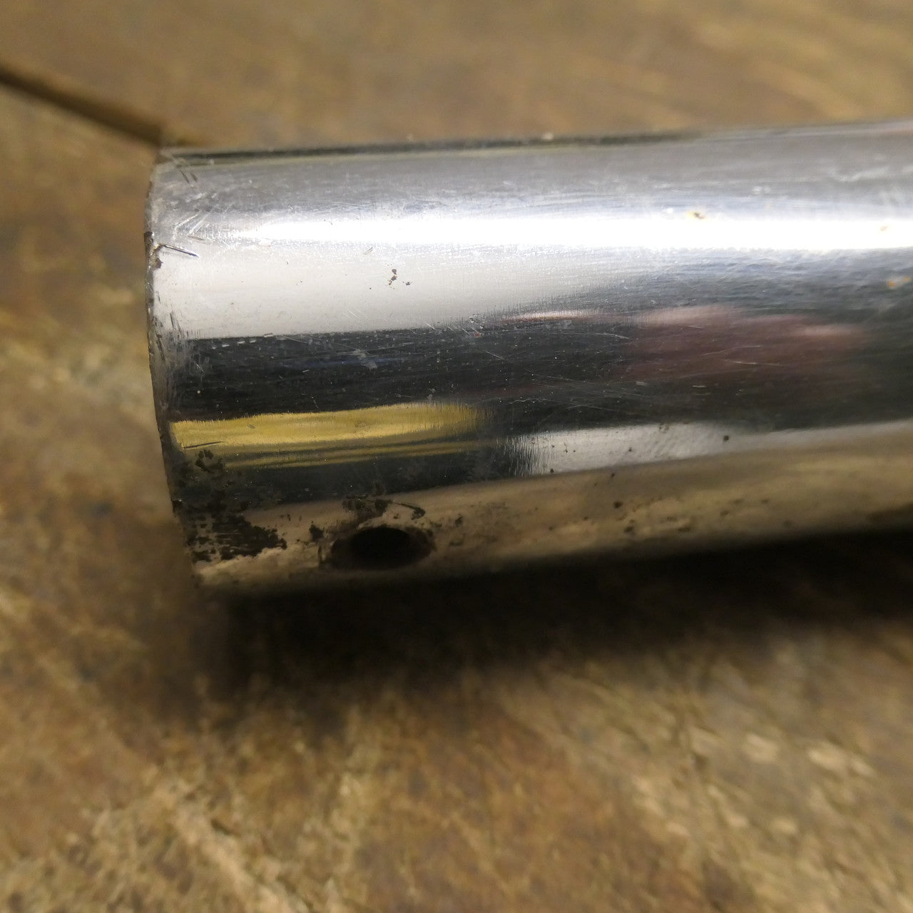 Exhaust ,End Tail Pipe Piece, Triumph BSA Bobber Custom Chopper