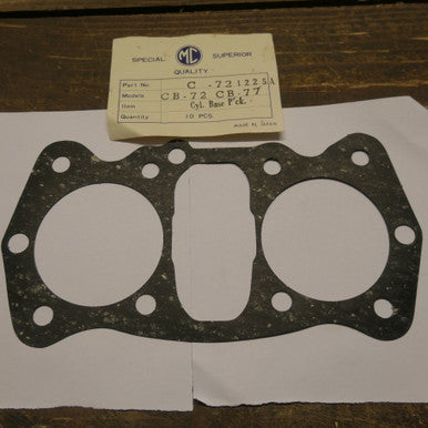 Honda CB72, CB77 Cylinder Base Gasket, NOS, C-721225A