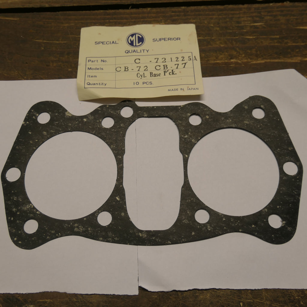 Honda CB72 CB77 ,Cylinder Base Gasket, NOS 12191-259-010