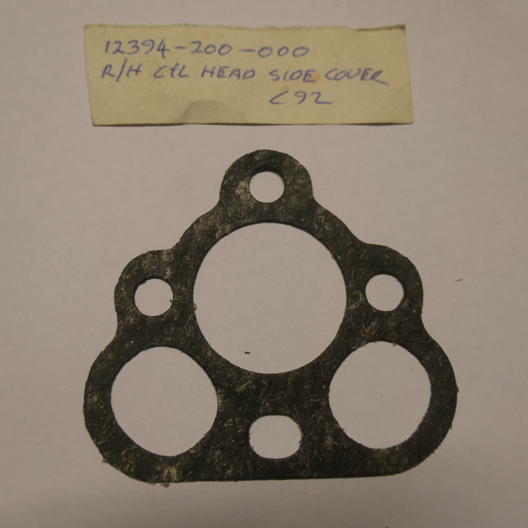 Honda CB92 Benly CB95 C92 CS92 RH Cylinder ,Head  Cover Gasket, NOS.12394-200-000