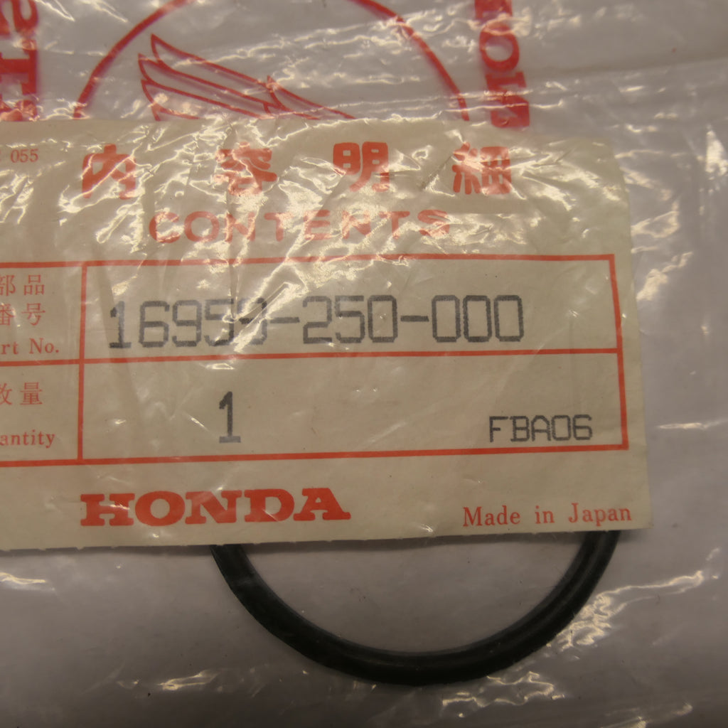 Honda CA160 CB92 Benly C72 C77 ,Rubber Ring Gasket,  Honda Part Number 16959-250-000