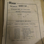 Honda CR250R 1987 ,Top End Gasket Set, Genuine NOS. VG-5098