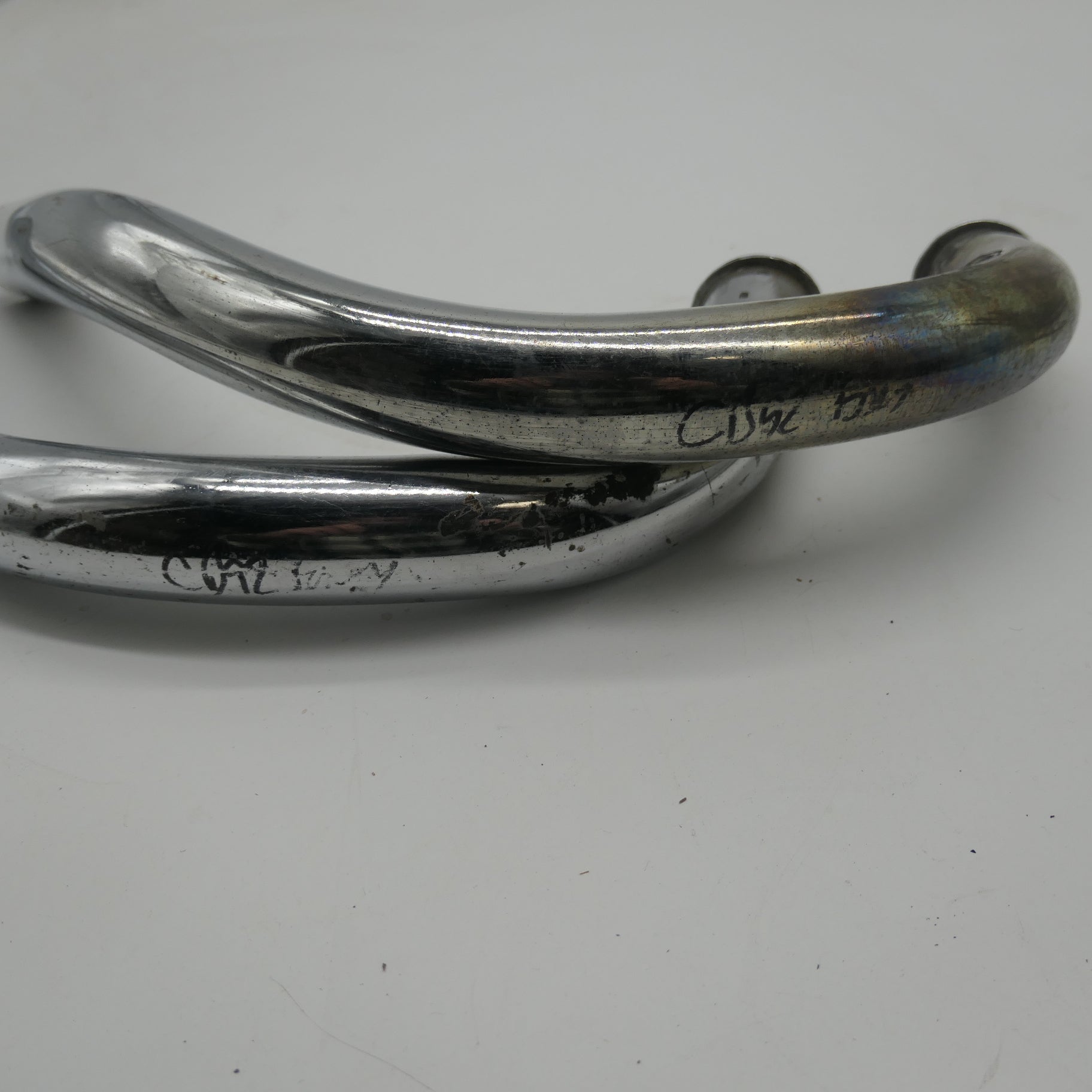 Honda CB92 (Early) ,Exhaust Down Pipes, Used Pair.