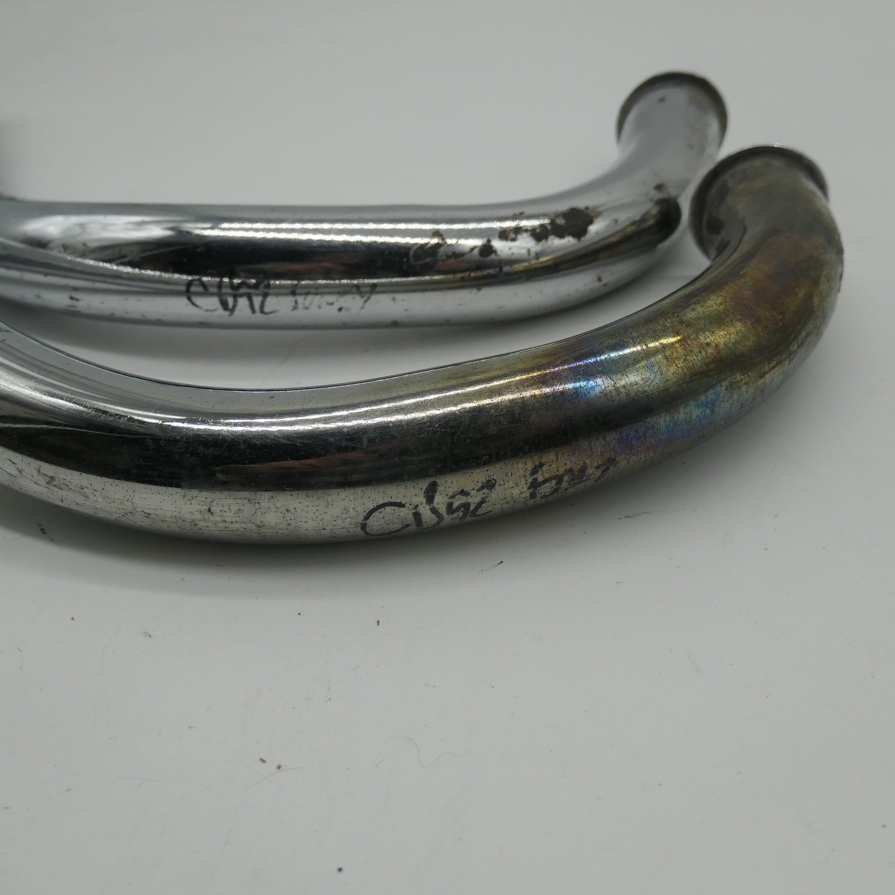 Honda CB92 (Early) ,Exhaust Down Pipes, Used Pair.