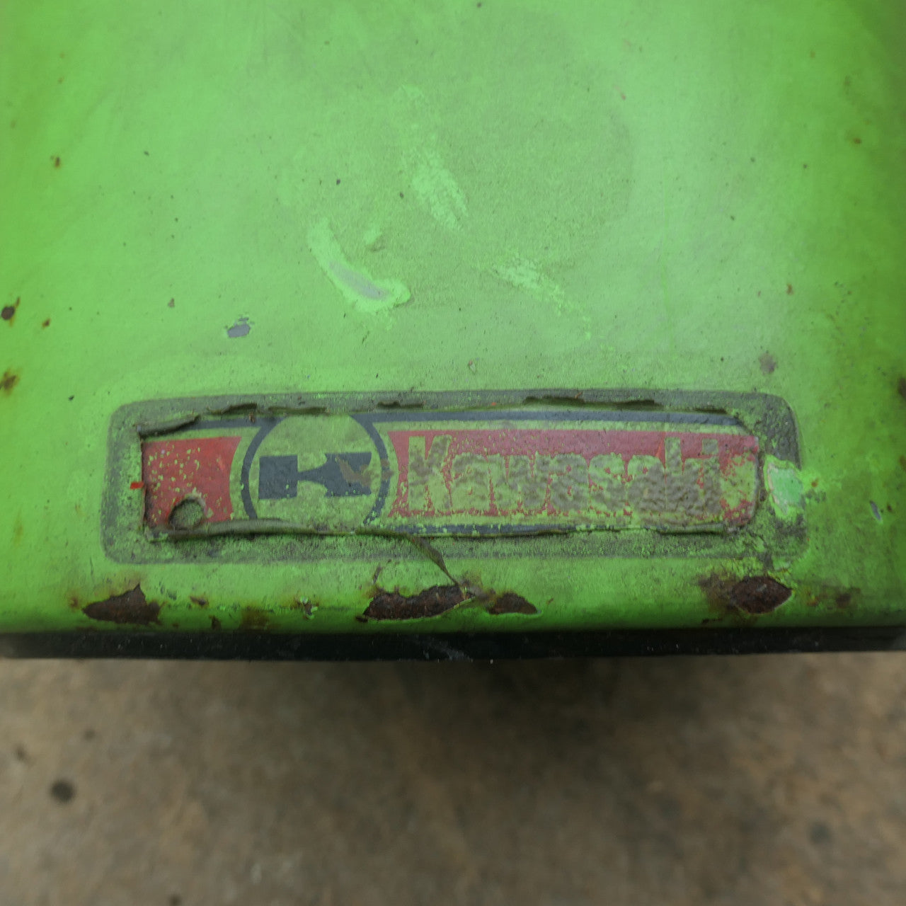 Kawasaki ,Exhaust Tailpiece, for restoration